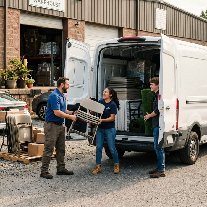 The Events & Rentals crew